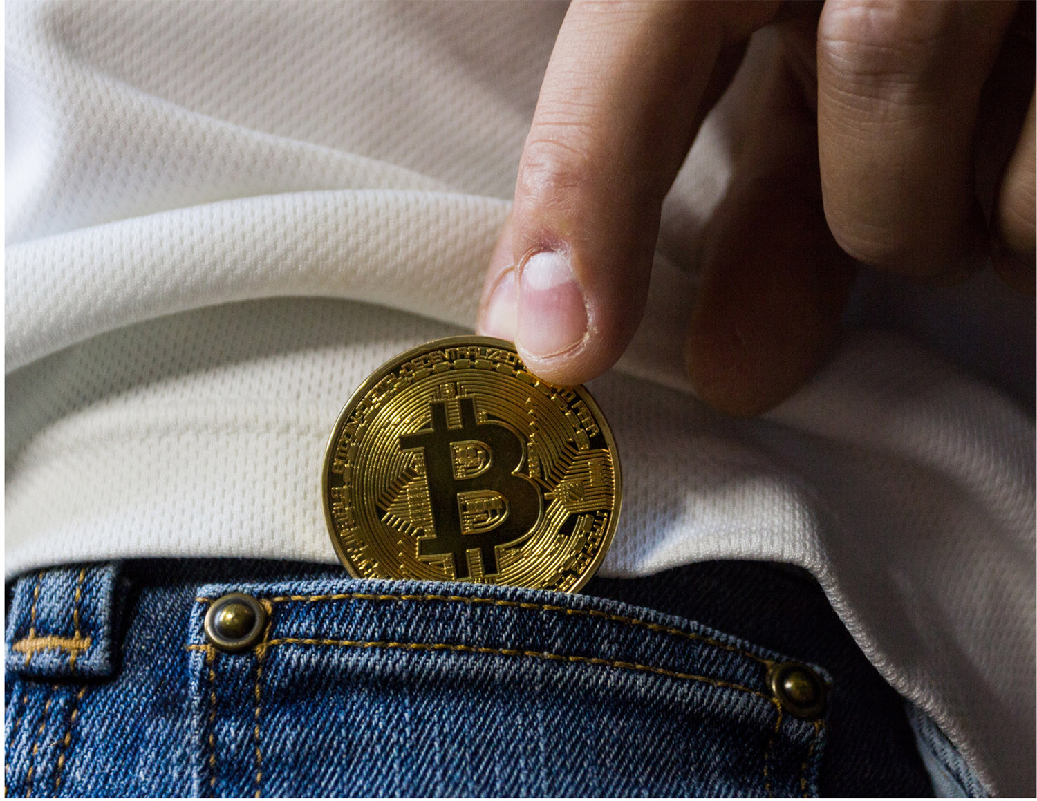 bitcoin in pocket